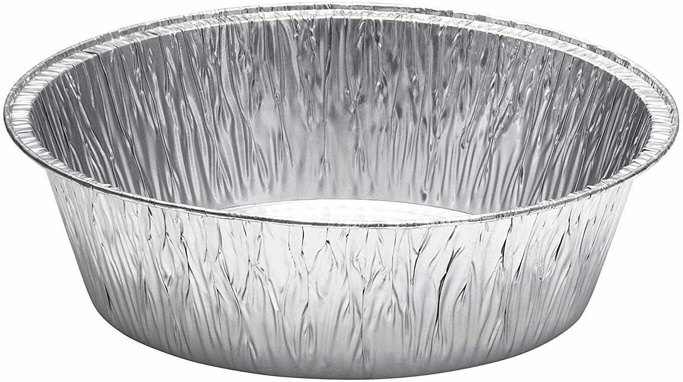 Baking Pans Case of 25 SafePro 9-Inch Round Aluminum Foil Pan, 
