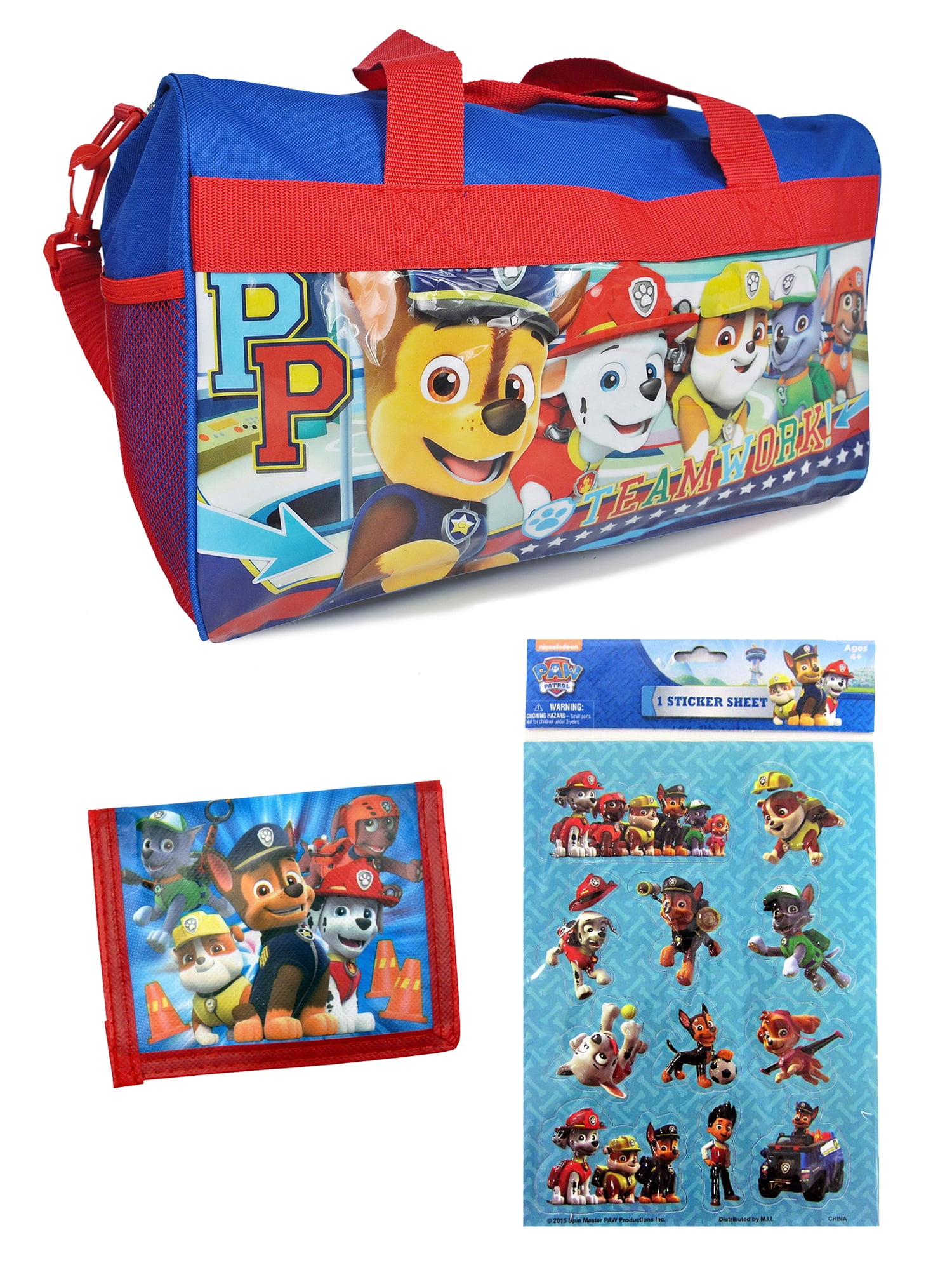 Nickelodeon Paw Patrol Kids Bi-Fold Wallet Blue