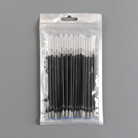 FURNIX Gel Pen Refills,Gel Rollerball Fine Point Pen Refills,Replaceable Pens Refills,for Plastic Bead Ballpoint Pen Ink Refills,writing smoothly and handy,neutral pen core 20pc Black 0.5mm