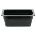 thumbnail image 4 of HUBERT Cold Food Pan 1/4 Size Black Melamine - 6 3/8"L x 10 7/8"W x 4"H, 4 of 5