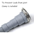 thumbnail image 3 of Washing Machine Drain Hose Extension Kit 6 Feet Flexible Corrugated Washer Adapter Clamps U Bend, 3 of 6