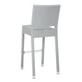 thumbnail image 5 of SAFAVIEH Bethel Contemporary Outdoor Patio Rattan Bar Stool, Grey, 5 of 9