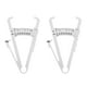 thumbnail image 1 of EeaseMX Calibrador de pliegues cutáneos de 2 piezas para hombres y mujeres, analizador de grasa corporal para medir, 1 of 8