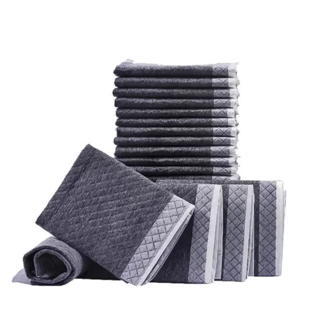 100/50/40/20PCS Absorbent Dogs Diapers Disposable Puppy Training Pee Pads Quick Dry Bamboo Charcoal Surface Mat Clean Cushion