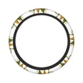 thumbnail image 6 of Kdxio Thanksgiving Truck Print Elastic Stretch Steering Wheel Cover,Auto Steering Wheel Cover,15 Inch Anti-Slip,Warm in Winter and Cool in Summer,Fit Suvs,Vans Cars,Trucks, 6 of 7