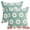 Green, variant on Unique Bargains Velvet Daisy Embroidery Pillow Covers Set of 2 Pink 18" x 18"