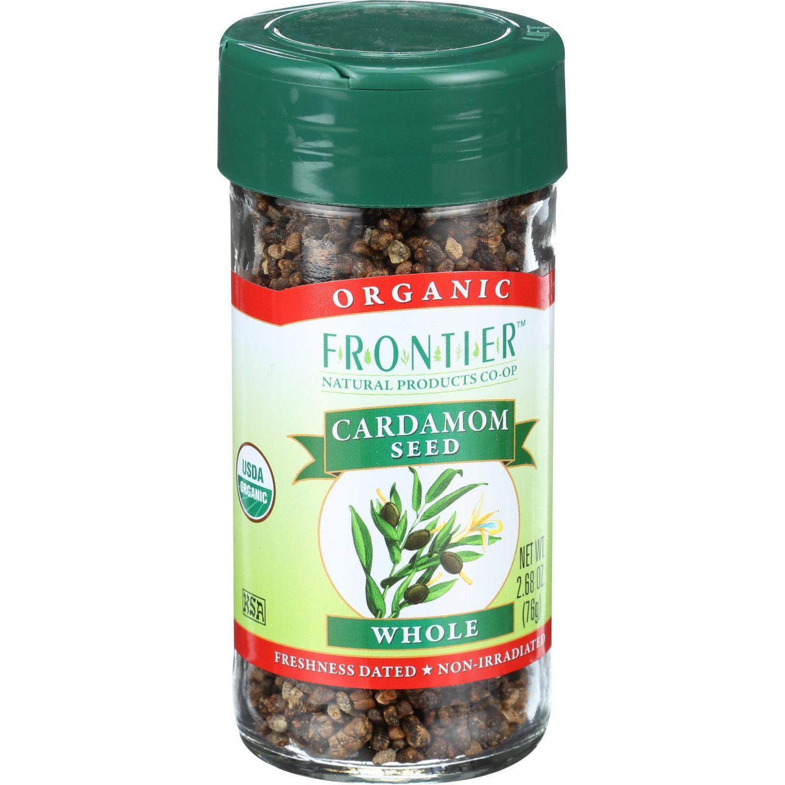 Frontier Natural Products Cardamom Seed, Whole, 2.68 Oz