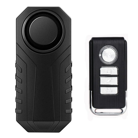 EIMELI 113dB Anti-Theft Bicycle Motorcycle Alarm ,Wireless Security Vibration Motion Sensor Alarm Waterproof Bike Alarm with Remote,Electric Bicycle Alarm