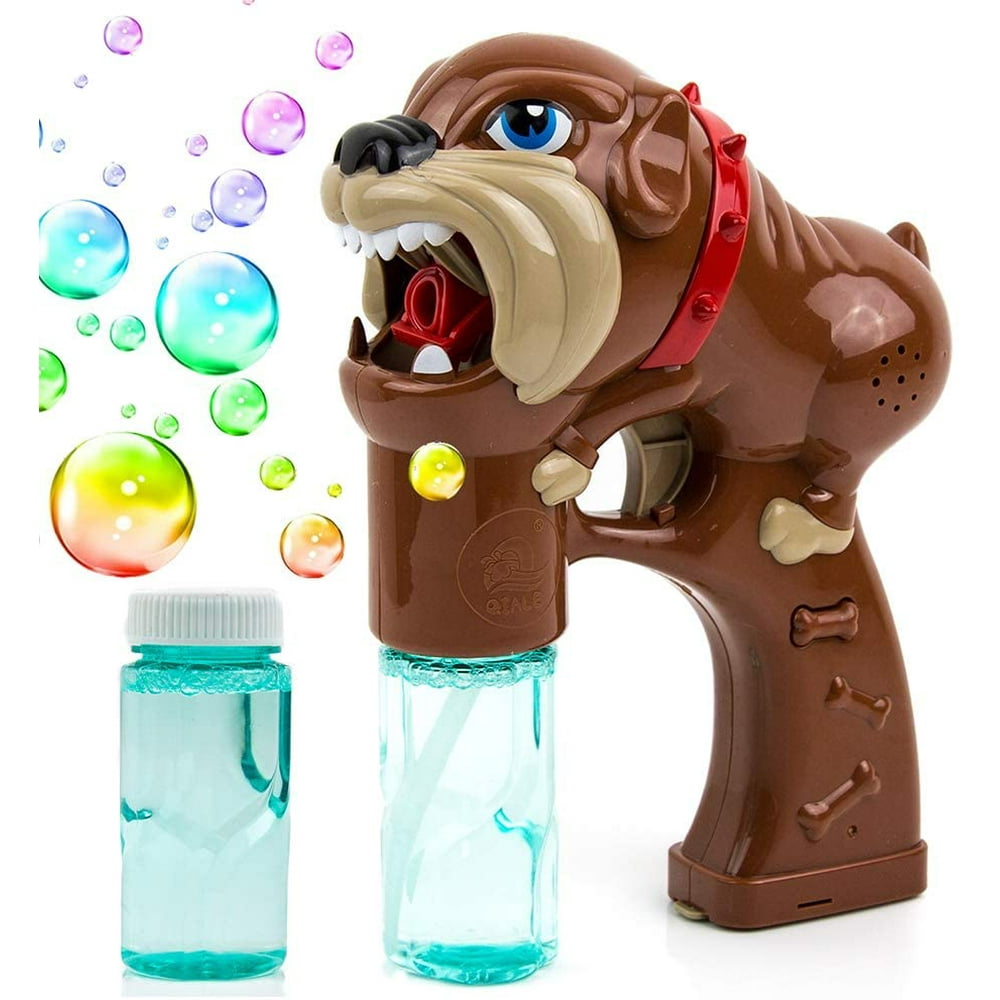 Toysery Dog Shape Bubble Machine, Bubble Maker with Barking Sounds and