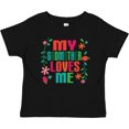 thumbnail image 3 of Inktastic My Godmother Loves Me Girls Girls Baby T-Shirt, 3 of 5