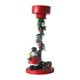 thumbnail image 2 of Portavelas cónico de Navidad, centro de mesa, decoración de fiesta, candelabro de pilar de hierro para Hotel, adorno temático navideño Muñeco de nieve BLESIY Candelero, 2 of 8