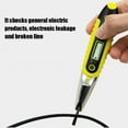 thumbnail image 4 of Amdohai AC DC Electric Test Pen with Night Sight Voltage Detector Tester Tool 12-220V LCD Digital Electrical Multiple Sensor, 4 of 8