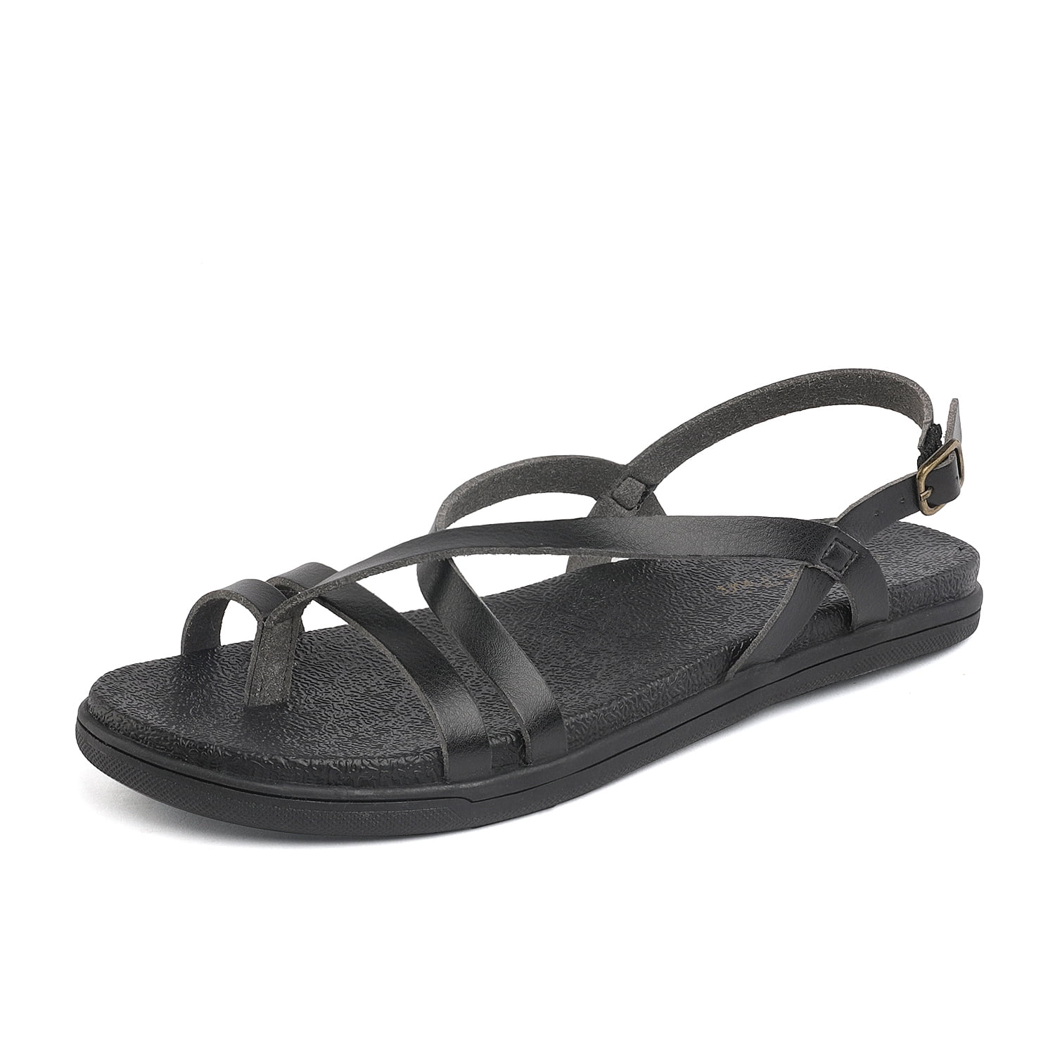 Dream Pairs - DREAM PAIRS Women Flat Slingback Sandals Comfort Fashion Ladies Summer Holiday 