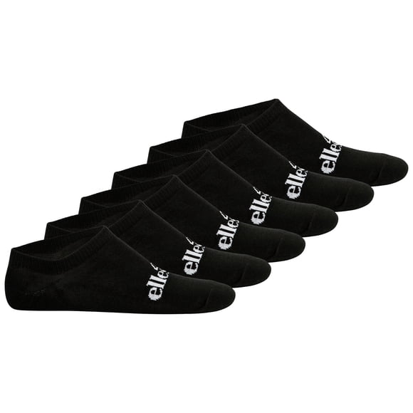 ellesse unisex sneaker calcetines FRIMO, 3 pares - No Show Socks, Sport, Logo Negro 43-46,5