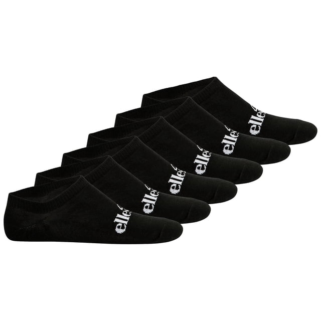 ellesse unisex sneaker calcetines FRIMO, 3 pares - No Show Socks, Sport, Logo Negro 40-43