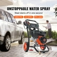 thumbnail image 2 of KFFKFF 3600 PSI 2.6 GPM Gas Pressure Washer w/26 ft High Pressure Hose 5 Nozzles Gas Powered Washer, 2 of 9