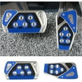 thumbnail image 1 of XINQIHANG 2 PCS Upgrade Anti-Slip Performance Automatic Pedal Cover Kit(Brake & Gas Pedal Pads),No Drilling Compatible with Automatic Transmission (Blue), 1 of 6