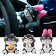 thumbnail image 3 of Plush Doll Cat Windshield Wiper Turn Signal Switch Ornaments Desk Decorations Interior Ornament, 3 of 8