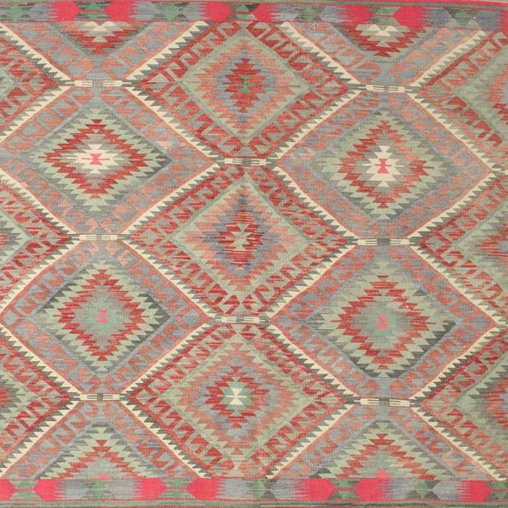 Ahgly Company Machine Washable Indoor Square Contemporary Light French Beige Brown Area Rugs, 5' Square