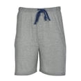 thumbnail image 3 of Hanes Mens Jersey Lounge Drawstring Shorts with Logo Waistband 2-Pack, 2XL, 3 of 6