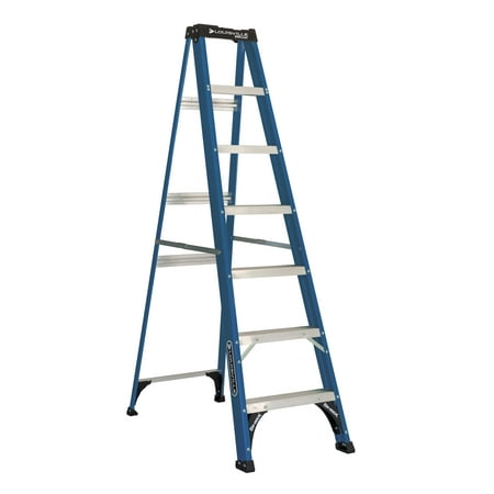 Louisville Ladder 7-Foot Fiberglass Step ladder, 225-Pound Capacity, Type II,