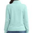 thumbnail image 3 of Women’s Essential Soft Tri-blend Quarter-Zip Pullover - XS, 3 of 4