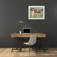 thumbnail image 3 of Scarvey, Emma 32x26 White Modern Wood Framed Museum Art Print Titled - Bovine Field II, 3 of 4