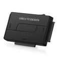 thumbnail image 7 of ENTSASMO Black USB 3.0 to SATA IDE Hard Drive Reader External Hard Drive Ultra Recovery Converter Universal Hard Drive Adapter Kit for 2.5/3.5 HDD/SSD Hard Drive Disk, Include 12V/2A Power Adapter, 7 of 7