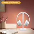 thumbnail image 4 of TABLZONE Aluminum White Desktop Headset Stand Easy Carry Detachable Tabletop Holder, 4 of 7