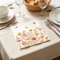 thumbnail image 6 of Dvumao Fall Floral Print Disposable Paper Napkins 20 Pack, Multicolor Season Party Tableware for Thanksgiving, 6 of 6