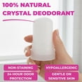 thumbnail image 2 of Crystal Deodorant Stick for Women, 4.25 oz/120g - Unscented, 2 of 9