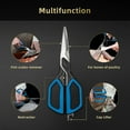 thumbnail image 3 of RAINBEAN Kitchen Shears, Heavy Duty Scissors for Kitchen Use, Multi-Functional Utility Scissors for Meat Vegetables, Bottle Jar Opener, 3 of 7