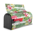 thumbnail image 4 of Fotbe Tropical Flamingo Mailbox Covers Post Letter Box Cover Garden Decor Standard Size-25.5x21 in, 4 of 9