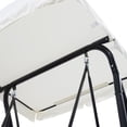 thumbnail image 3 of Outdoor Rattan Swing, 3 of 3
