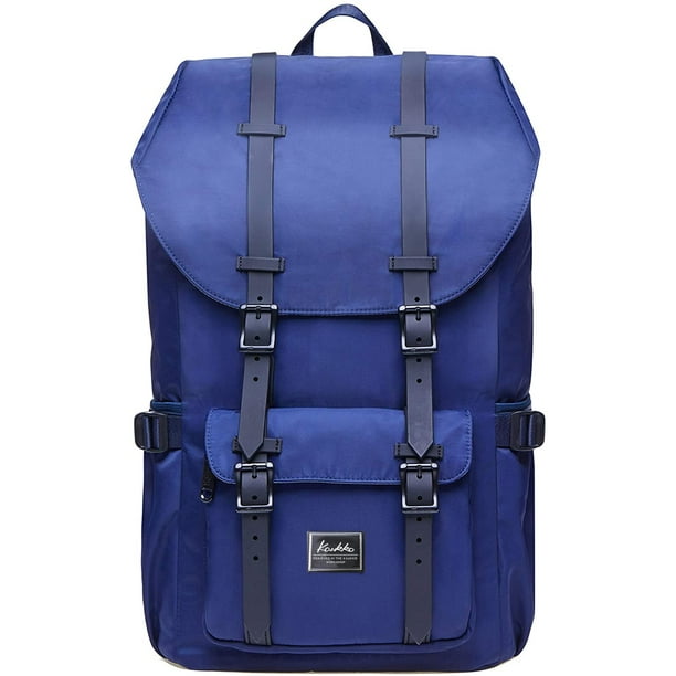 KAUKKO School Travel mochila para universidad flexible con portátil para 15",22L(Nylon/Gris) KAUKKO EP5-3-blue