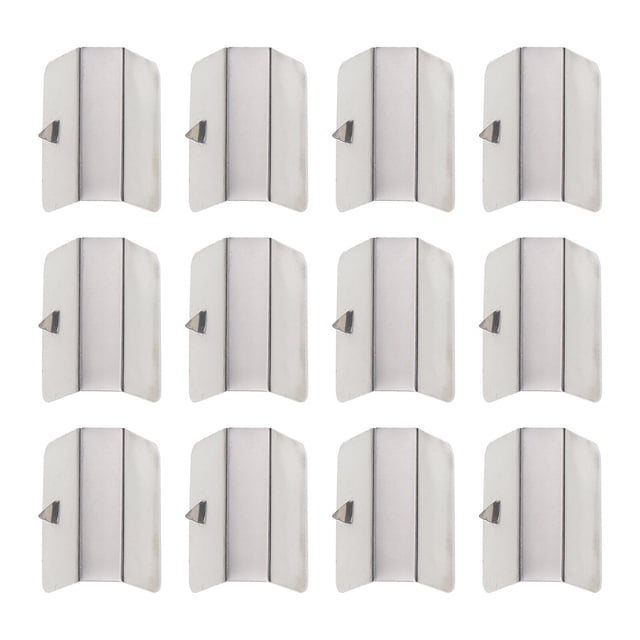 Miangastore Durable Stainless Steel Car Windshield Retaining Clip for Holding Silver 12pcs