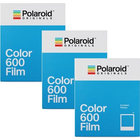 Polaroid Originals Instant Classic Color Film for 600 Cameras Bundle 24 Exposures 3 Items
