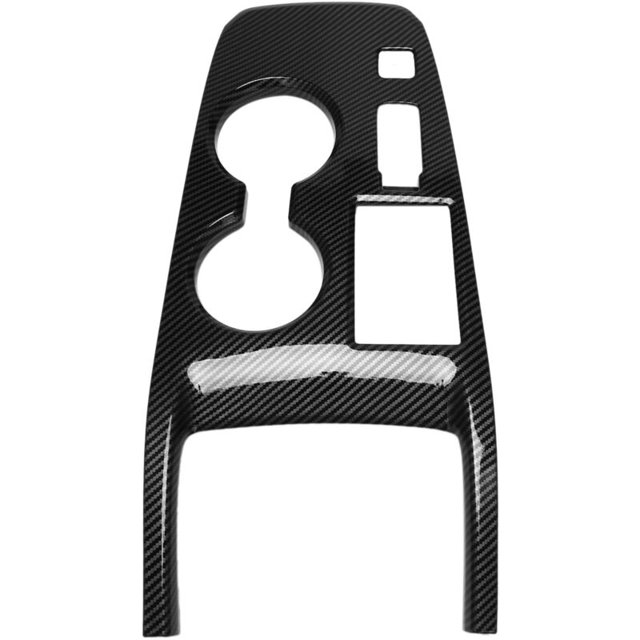 Cubierta de moldura de marco de posición de taza de panel de engranaje de control central de automóvil para Rogue T33 2021