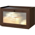 thumbnail image 2 of Large Bread Box for Kitchen Counter, Black Bamboo Bread Storage Container with Wavy Arcylic Transparent Door, Bamboo Wooden Farmhouse Bread Box for Your House, 2 of 8