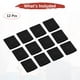 thumbnail image 4 of Uxcell 12PCS Bandas de sudor deportivas, muñequeras de algodón absorbentes para entrenamiento/baloncesto/correr [Negro, 10cm de ancho], 4 of 7