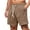 Coffee, variant on Men’s Textured Jogging Shorts Vintage Casual Summer Bottoms