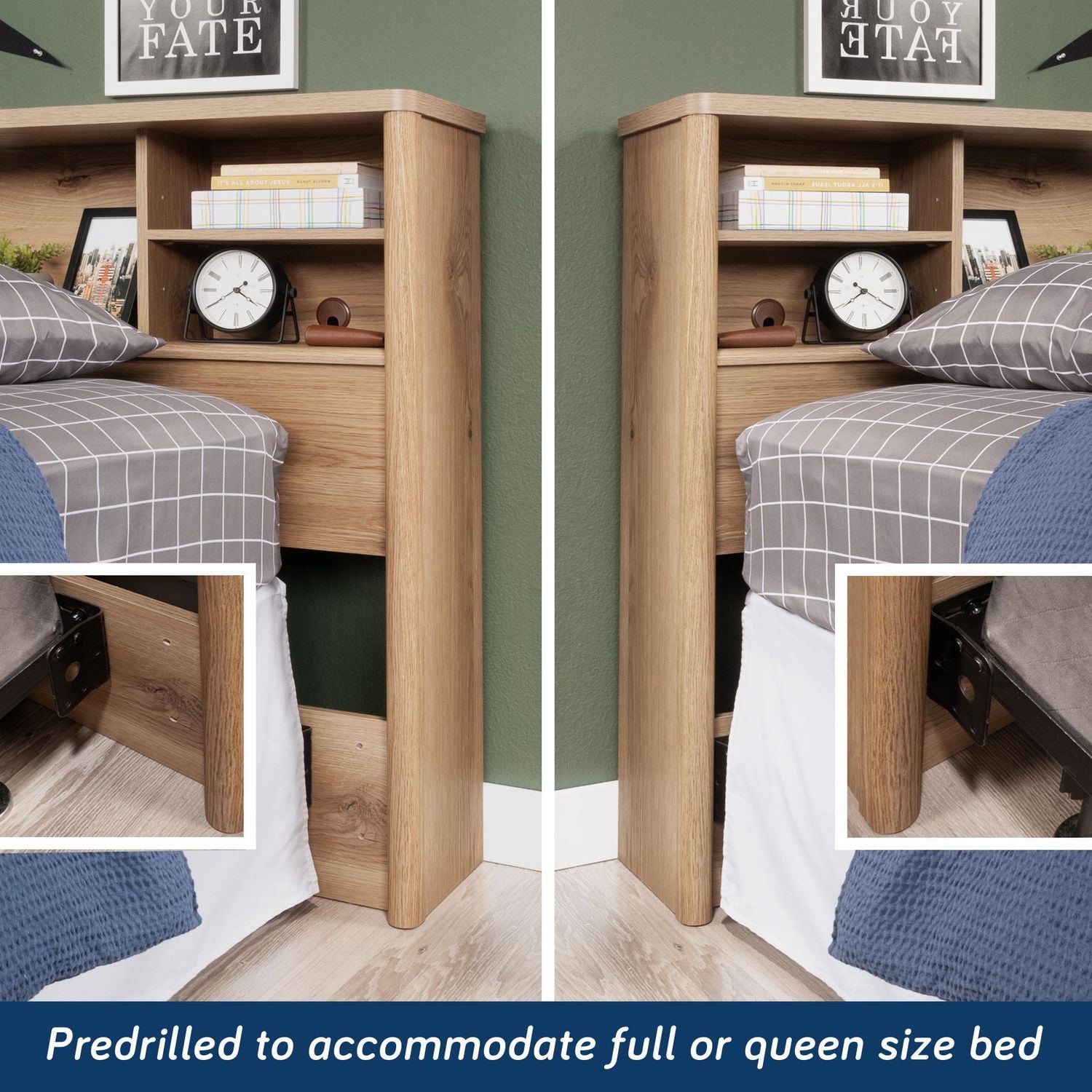 Sauder La Collection Dover Edge Tête de lit