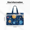 thumbnail image 3 of Kdxio Planets And Stars1 File Tote Document Bag Business Briefcase Bag Document Organizer Tote Briefcase for Letter A4 Files Business Teacher Office Bag, 3 of 8