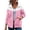 Pink, variant on Lnmiateer Womens Long Sleeve Zip Up Hooded Sweatshirt Lightweight Casual Full Zip Jacket Fashion Outerwear for Autumn & Winter