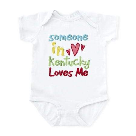 

CafePress - Someone In Kentucky Loves Me Infant Bodysuit - Baby Light Bodysuit Size Newborn - 24 Months