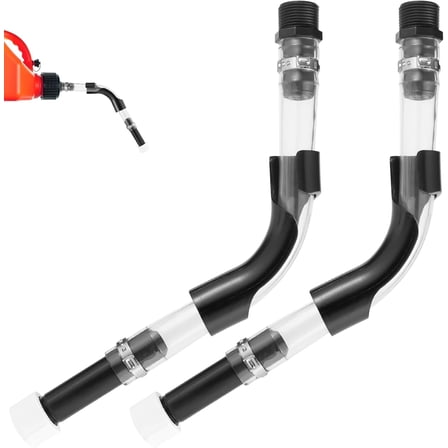 OEMASSIVE 2PCs Racing Fuel Deluxe Filler Hose Kit for 5 Gallon Fuel Jug VP Type Spout 14in