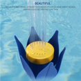 thumbnail image 2 of keepw Fontaine de Piscine Support de Tête de Lotus Hauteur Réglable Paysage, 2 of 5