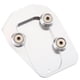 thumbnail image 5 of Almohadilla para pata de cabra de motocicleta: pata de cabra duradera para motociclistas/placa de soporte para descansar o estacionar en pavimento caliente, césped o terreno blando para Blanco, 5 of 8