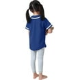 thumbnail image 4 of Ma Croix Kids Baseball Jersey Button Down Short Sleeve Unisex Youth Athletic Sportswear Uniform, 4 of 6