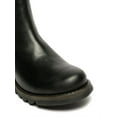 thumbnail image 5 of Fly London Womens Black SALV Chelsea Leather Ankle Casual Wedge Heel Boots, 5 of 7